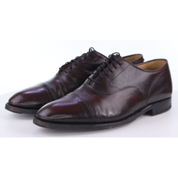 Johnston & Murphy Aristocraft Men\'s Cap Toe Dress Shoes Size 10.5 E Wide Leather main image 3